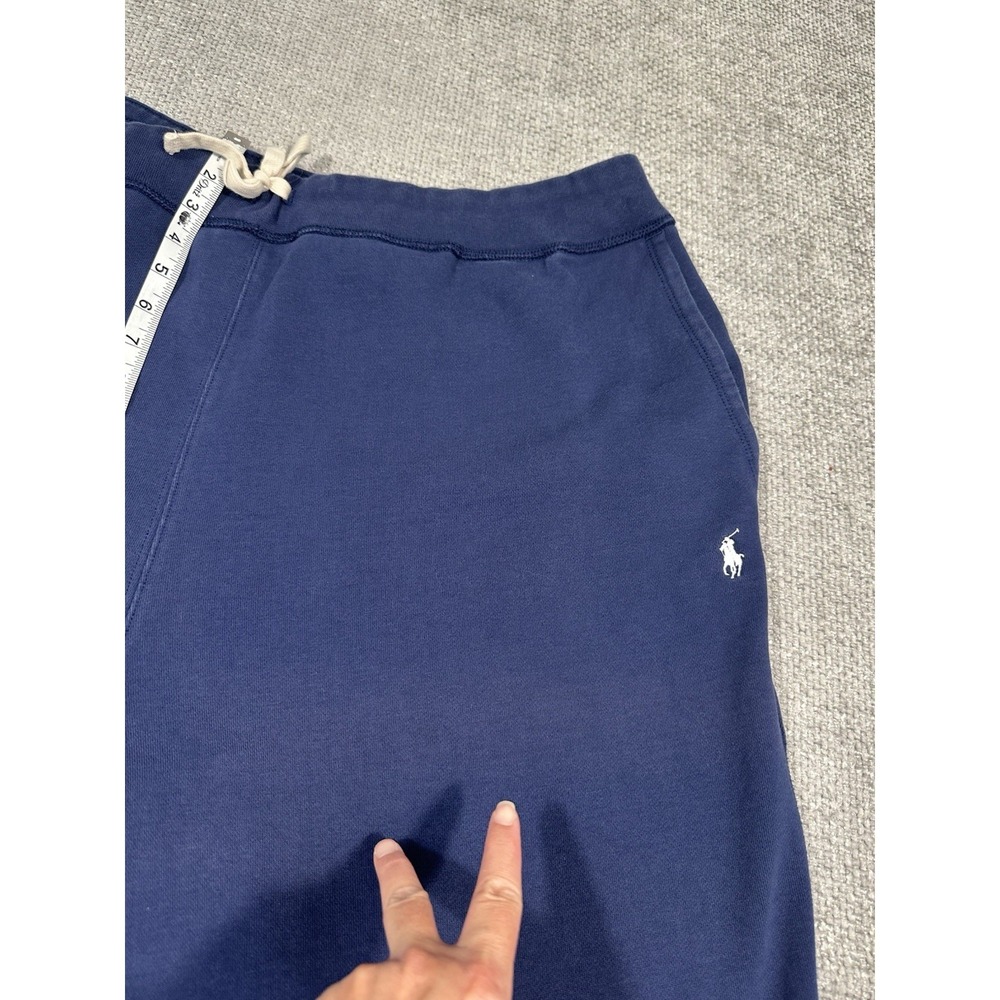 Polo Ralph Lauren Sweatpants Mens 3XB Navy Blue Fleece Ankle Adjust Pony Read - Picture 11 of 12